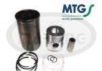 Set of cylinder liner,piston,piston rings,pin /assembly/LIAZ 011 130mm/4-piston rings No 312000317