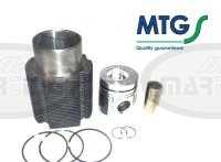 Set of cylinder liner , piston , piston rings , pin - assembly  120mm T815
Click to display image detail.