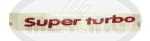 ZETOR UR III, PROXIMA, FORTERRA Inscription "SUPER TURBO" left (53802014)