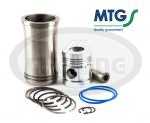 ZETOR-ZTS-UDS-UNC Set of cylinder liner , piston , piston rings , pin - assembly UR I 95mm/5-piston rings No.5511 0018