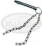 ZETOR, FORTERRA, PROXIMA, LKT - TRANSMISSION, CHASSIS, BRAKES, HEATING, KABIN ... Pin with chain 885033 (5511-7513)