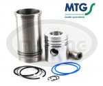 ZETOR-ZTS-UDS-UNC Set of cylinder liner , piston , piston rings , pin - assembly UR I 100mm/3-piston rings No.6211 009