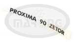 ZETOR UR III, PROXIMA, FORTERRA Nápis "ZETOR PROXIMA 90" pravý (65802116)