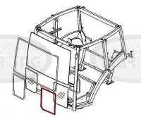 Left Front Glass Seal (JRL) 53369074
Click to display image detail.