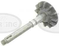 Water pump shaft with wheel (5501-0699)
Click to display image detail.