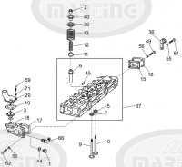 Cylinders head assy 8V 1204 (P+) (74006009)
Click to display image detail.